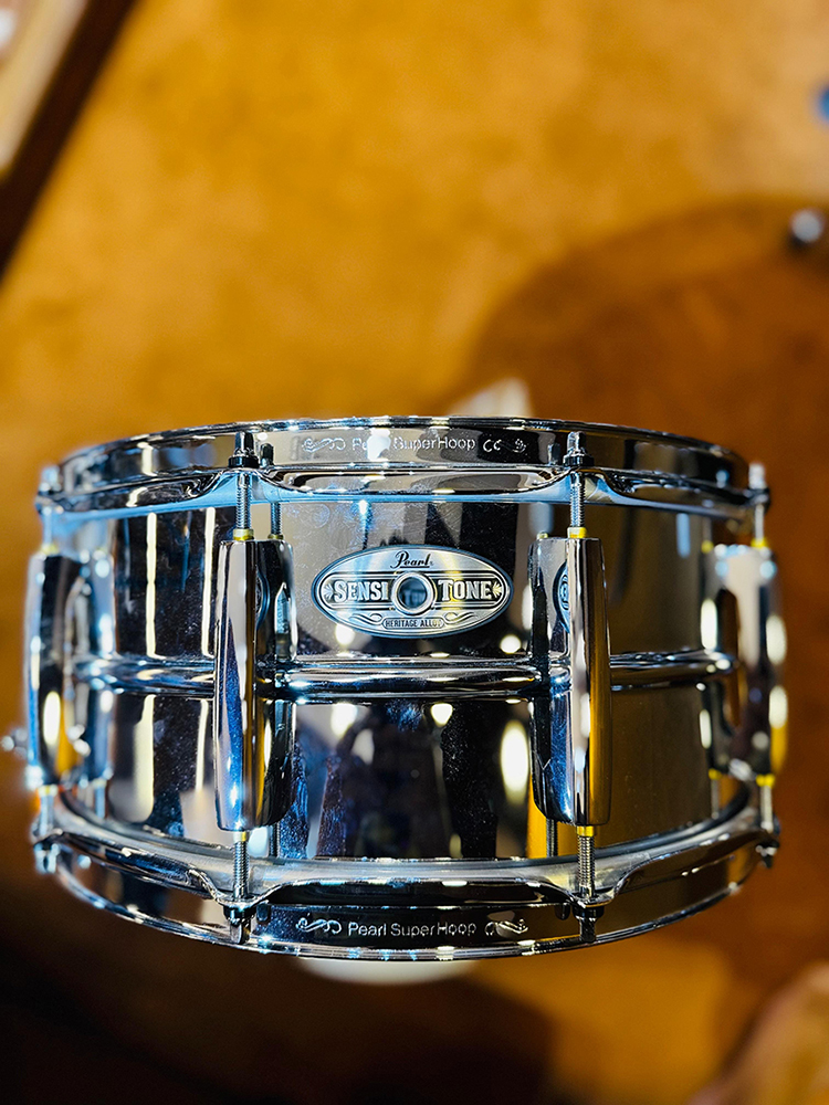 Pearl Sensitone Steel Snare Drum